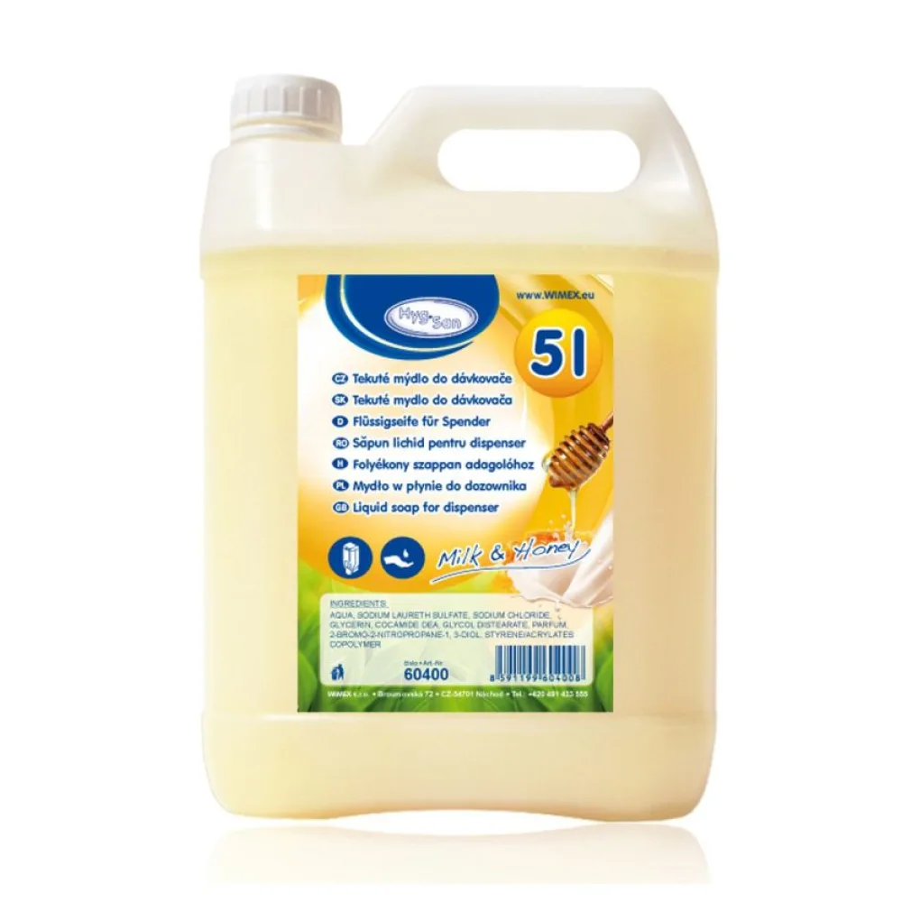 Flüssigseife für Spender 'Milch & Honig', 5 Liter – Bild 2