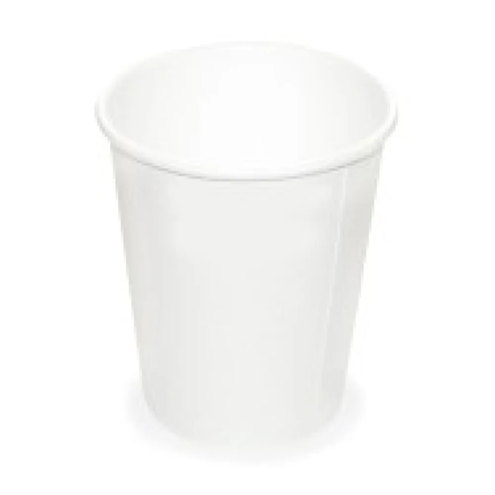 Heiß- und Kaltgetränkebecher Pappbecher weiß 200ml 280ml, O 80mm, 50 Stk.