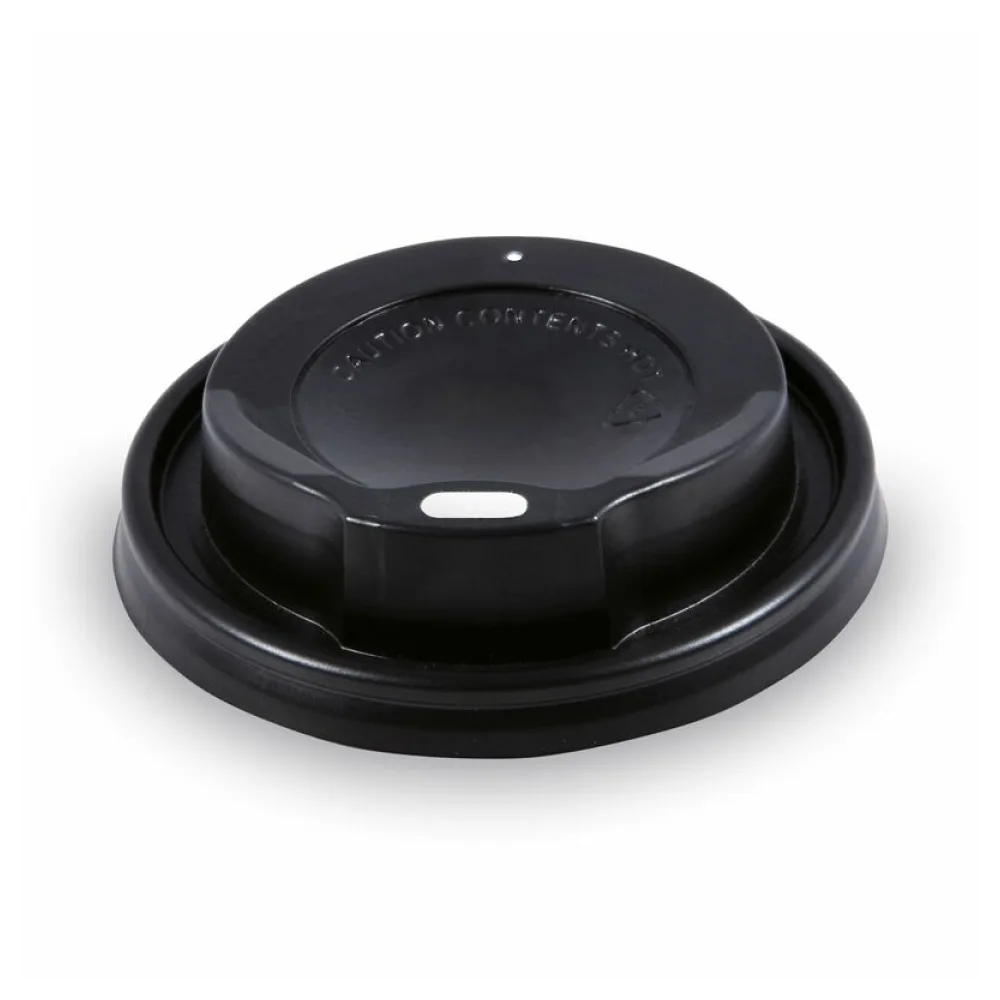 Domdeckel schwarz für Pappbecher 'Coffee to go' mit 80mm O, 100 Stk. – Bild 2