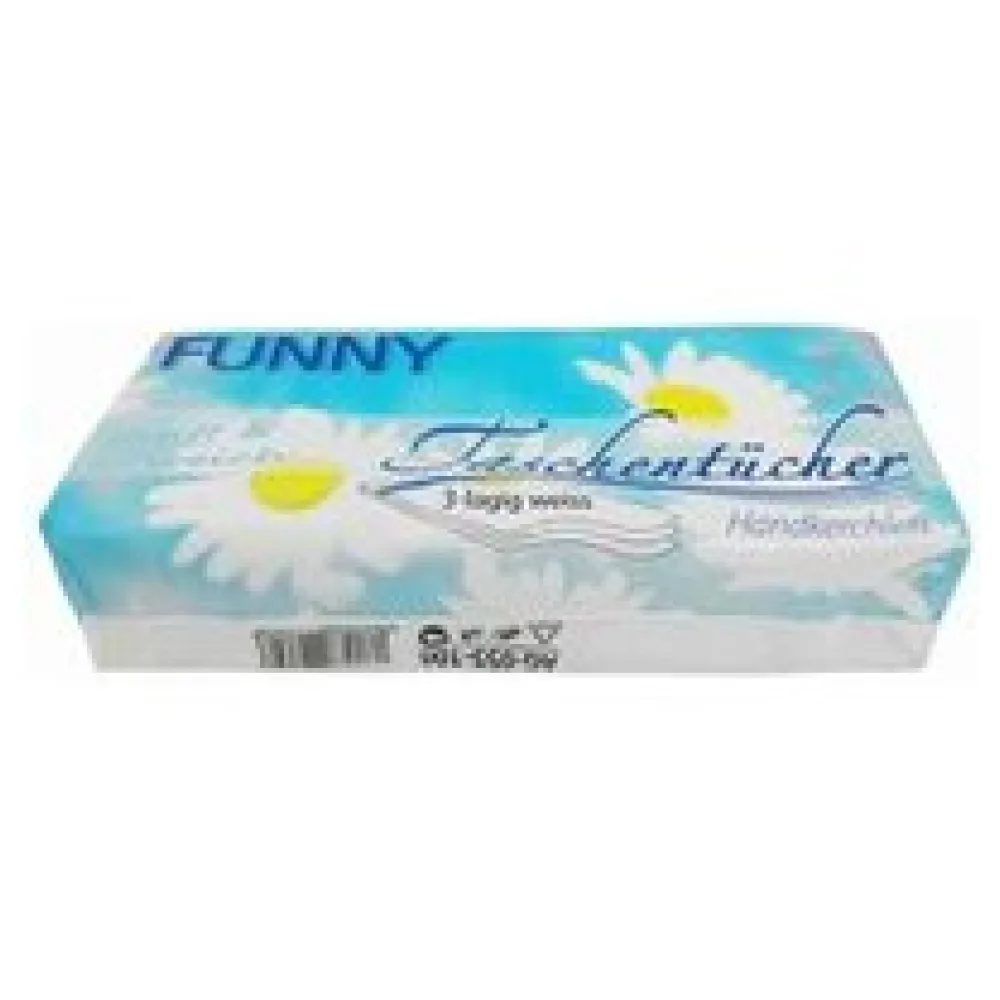 Funny Taschentücher sanft und weich, 3-lagig weiß, 100 Stk. – Bild 3