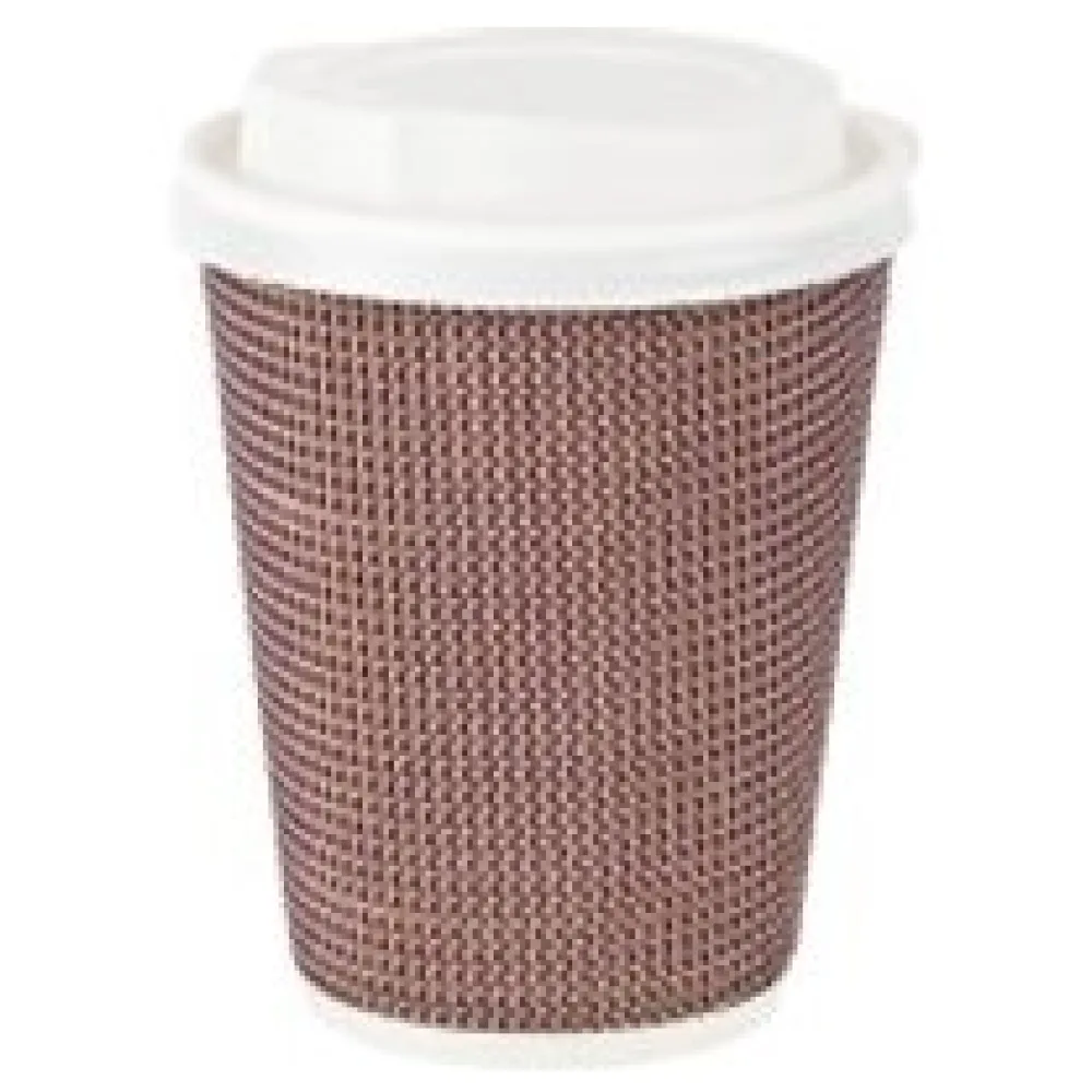 Premium Doppelwand Kaffeebecher CoffeeToGo mit Trinkdeckel 300/420ml, 100 Stk. – Bild 3