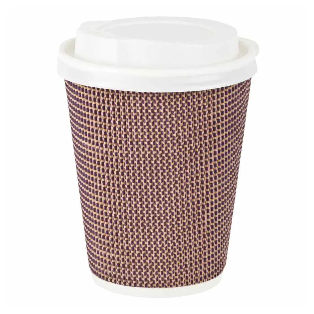 Premium Doppelwand Kaffeebecher CoffeeToGo mit Trinkdeckel 300/420ml, 100 Stk. – Bild 2