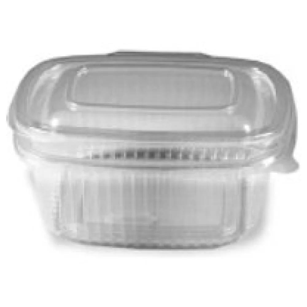 Feinkostbecher klar mit angehängtem Deckel 500 ml PP, 50 Stk. – Bild 3