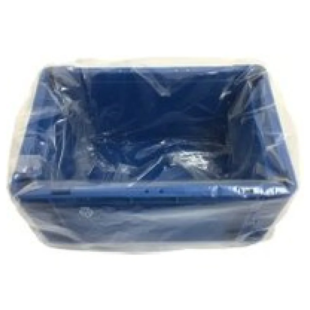 Seitenfaltensack 415x315x650mm für Kleinladungsträger KLT Eurokiste transparent – Bild 3