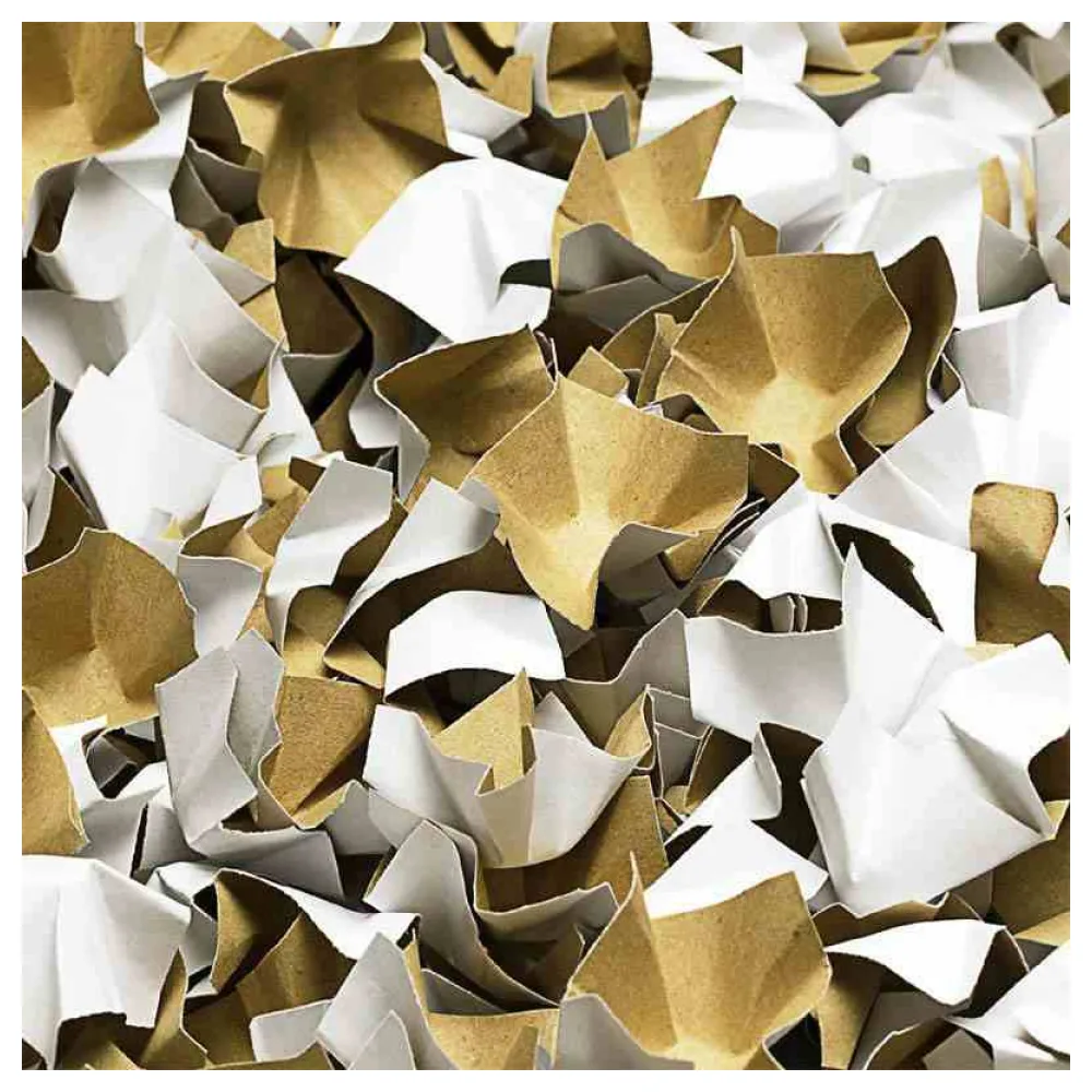 DECOFILL dekorative Papier-Verpackungschips Polsterchips, weiß, 400 Liter – Bild 2