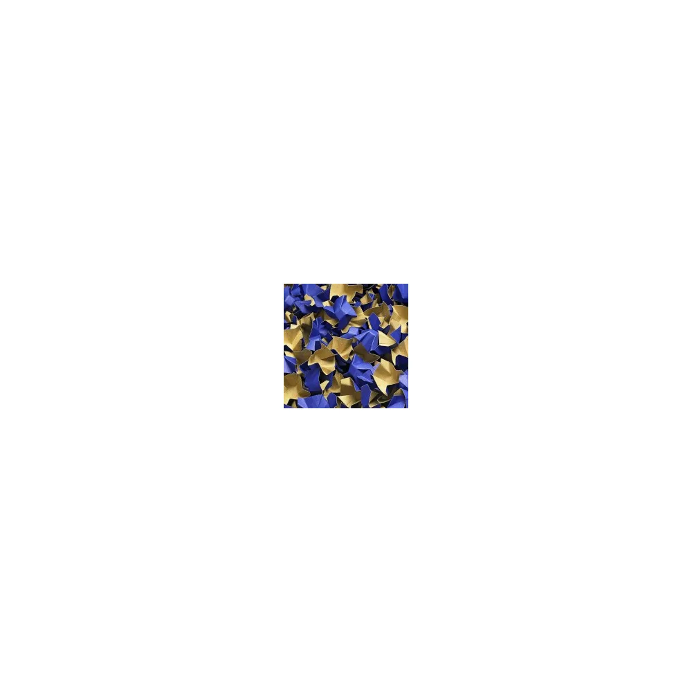 DECOFILL dekorative Papier-Verpackungschips Polsterchips, blau, 400 Liter