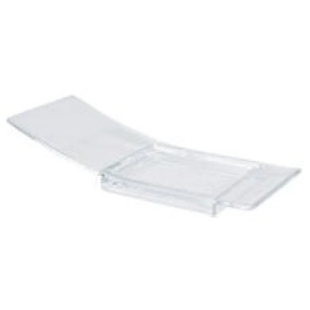 Fingerfood gebogener Teller 40 x 100 x 21 mm, PS transparent 24 Stk. – Bild 3