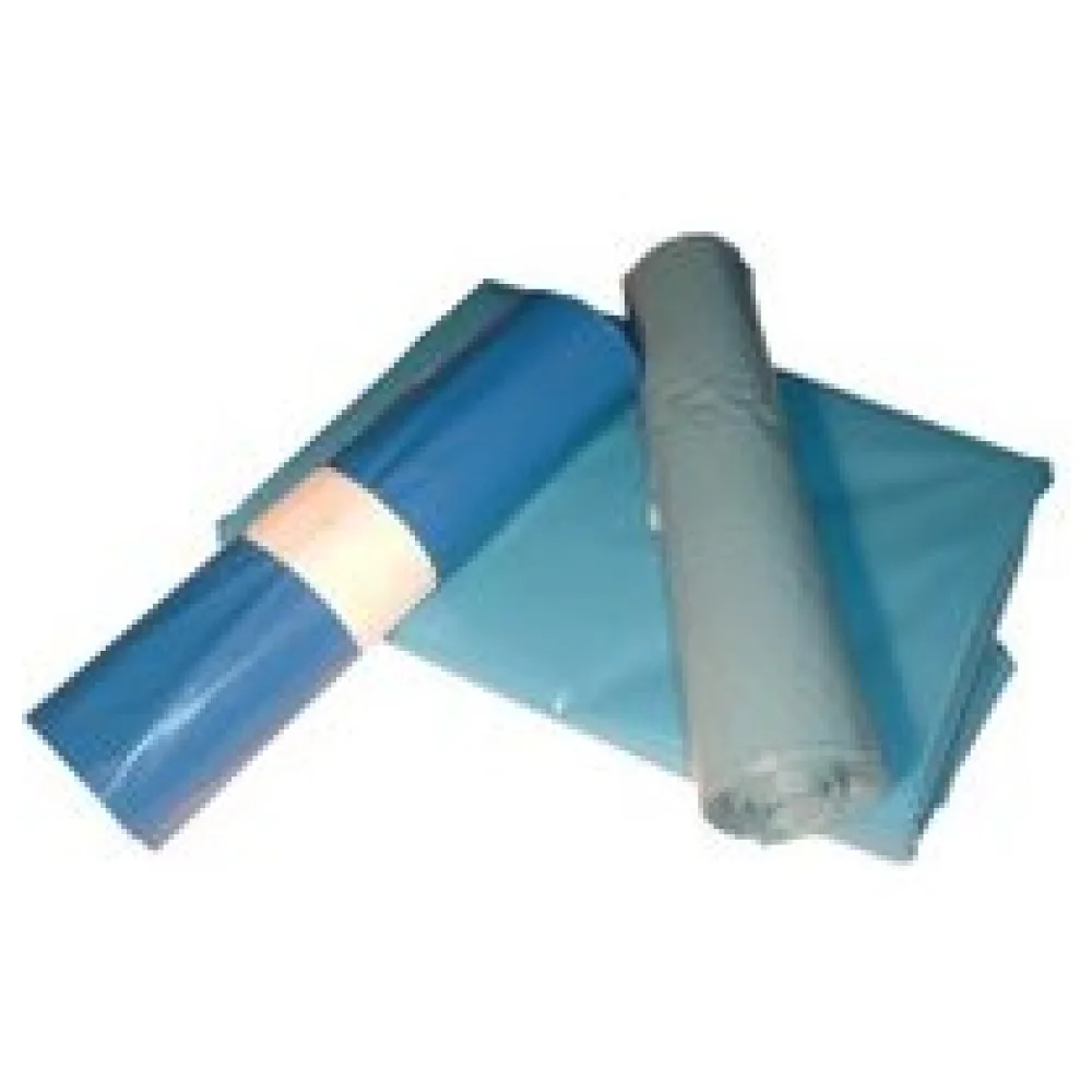LDPE-Müllsäcke 60 L, 600 x 800 mm, Typ 60 = 32 my, Regenerat grau, 250 Stk. – Bild 3