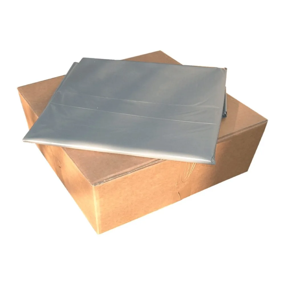 HDPE-Seitenfalten-Müllsäcke 240L 630 + 520 x 1500 mm, 23 my, grau lose, 250 Stk. – Bild 2