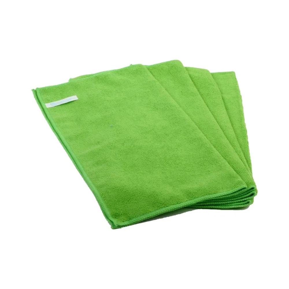 Premium Mikrofasertücher 40x40cm grün, waschbar extra stark, 20 Stk. – Bild 2