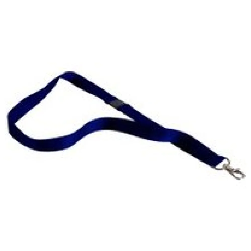 Textilband für Ausweishalter Schlüsselband Lanyard Schlüsselbänder blau, 10 Stk. – Bild 3
