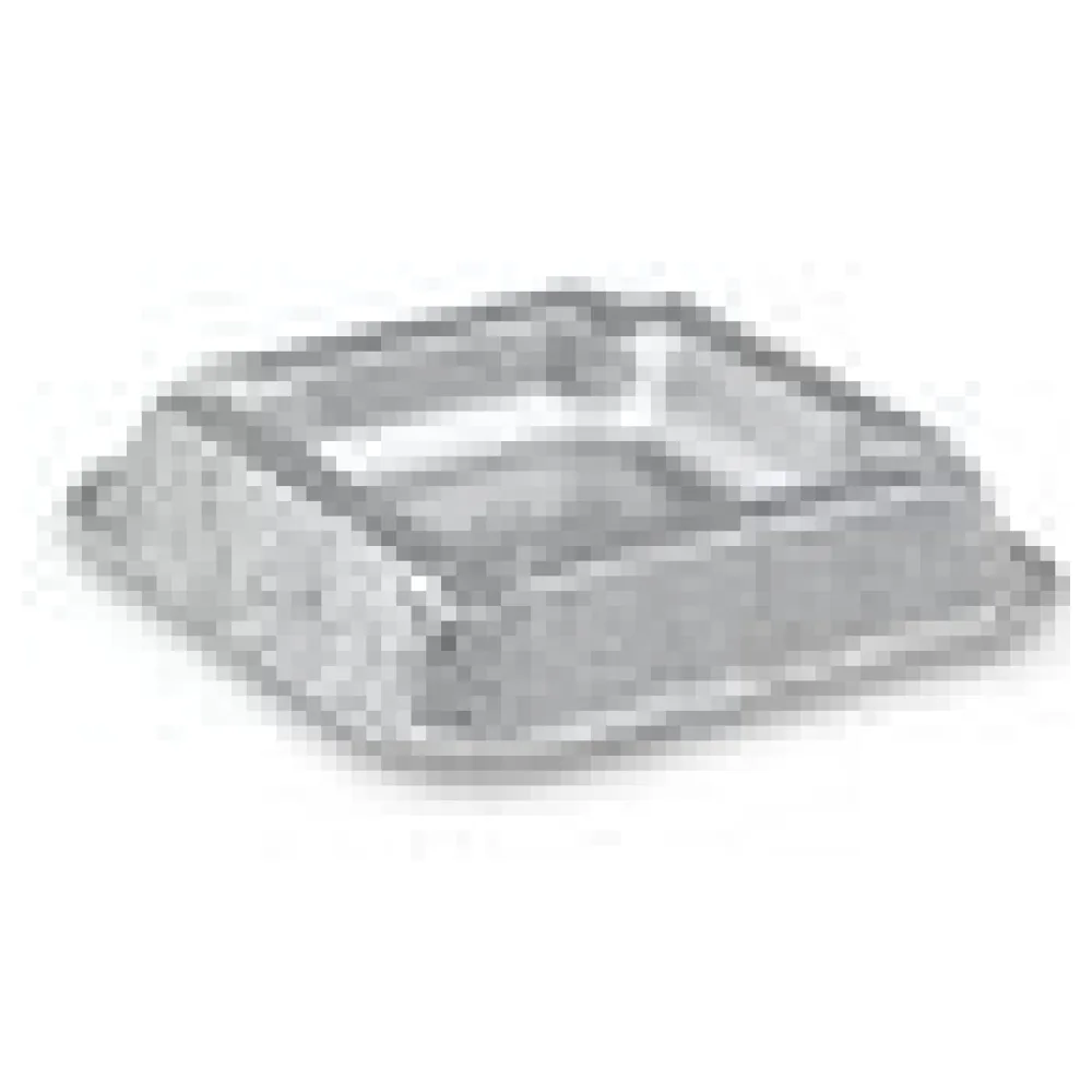 Alu Aschenbecher aus kräftigem Aluminium, eckig, 12,6 x 12,6 x 2,2 cm, 100 Stk. – Bild 4