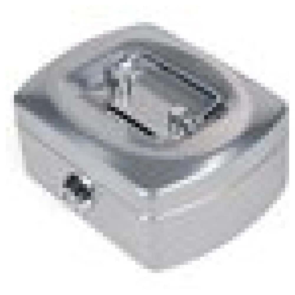 Geldkassette Spardose mit Sparschlitz mit entnehmbaren Münzfach 125 mm, silber – Bild 4