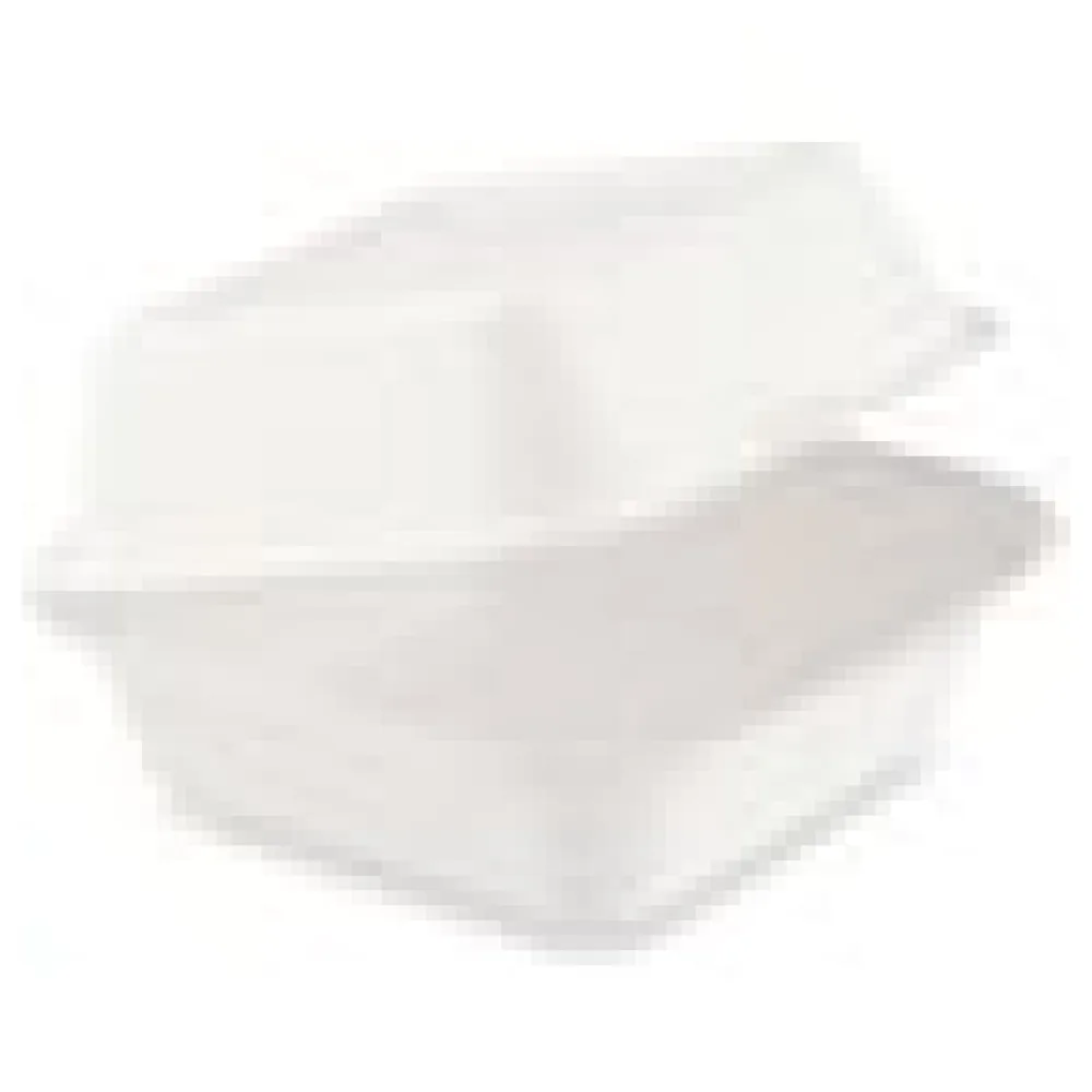 Bio Hamburgerbox Sandwichbox aus Zuckerrohr kompostierbar 152x150x78mm, 50 Stk. – Bild 4