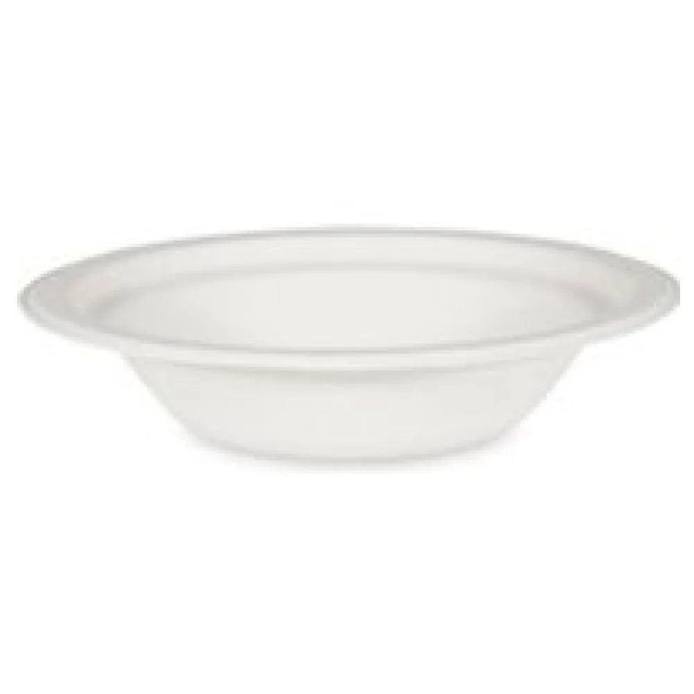 Bio Suppenteller Salatschalen Schale rund Zuckerrohr 400ml O 18 x 4 cm, 50 Stk. – Bild 3