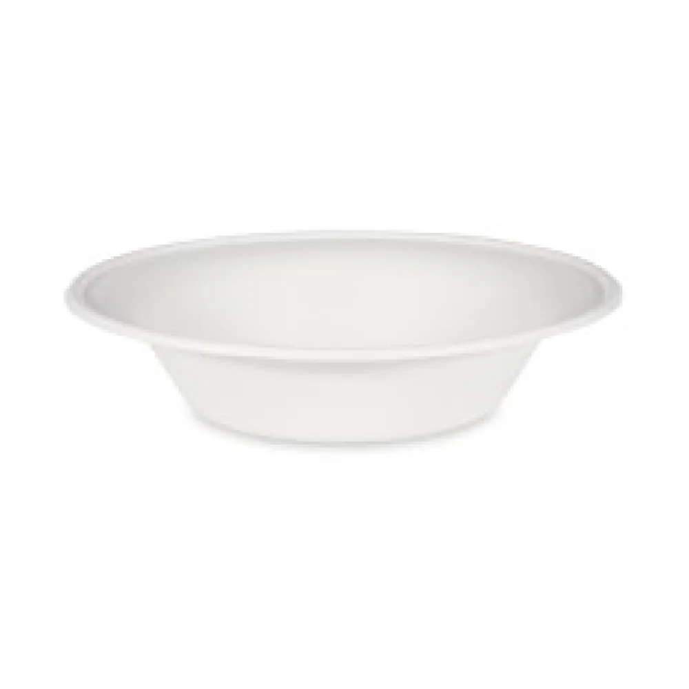Bio Suppenteller Salatschalen Schale rund Zuckerrohr 700ml O 21 x 5 cm, 50 Stk.