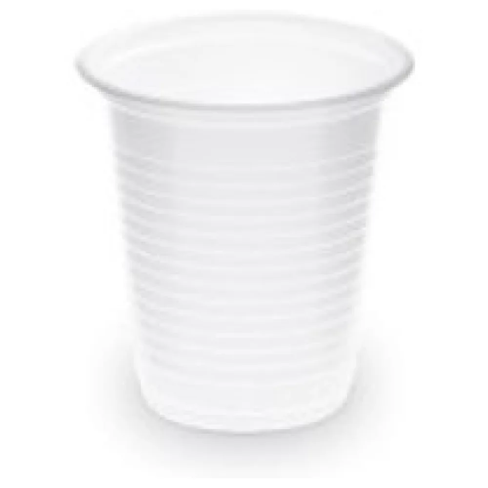 Trinkbecher Schnapsbecher weiß 80 ml PP, O 57 mm, 100 Stk. – Bild 3