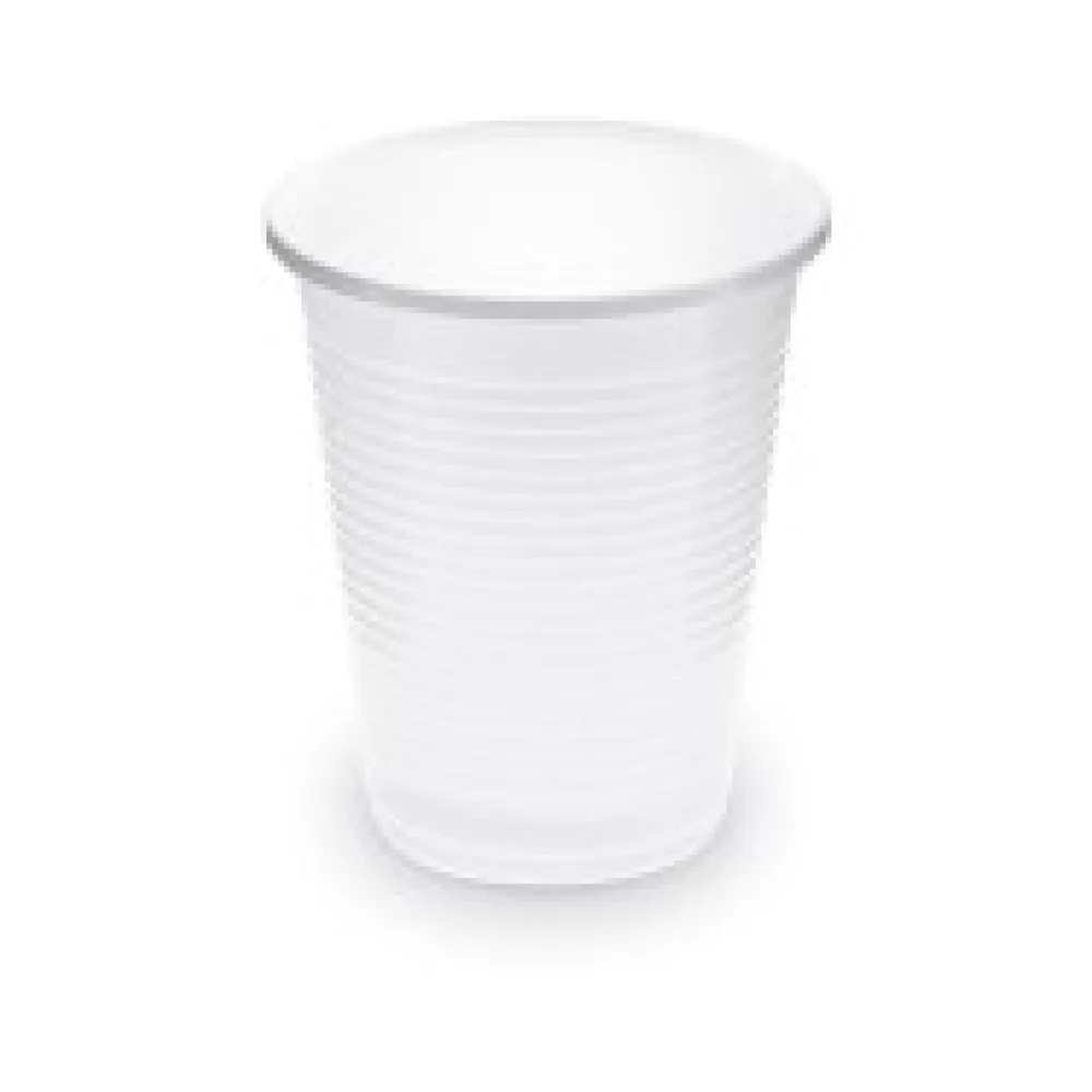 Trinkbecher Getränkebecher weiß 180 ml PP, O 70 mm, 100 Stk.
