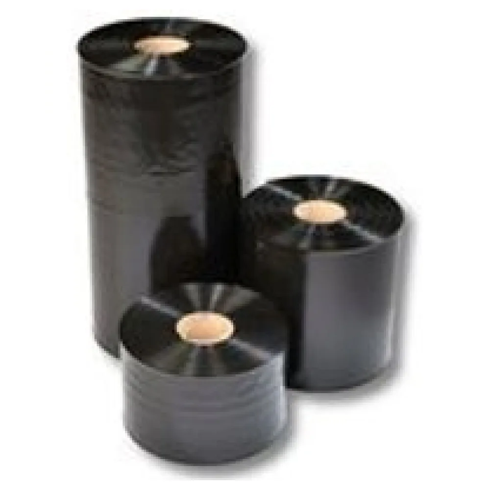 Schlauchfolie 80mm breit, 100my, opak - blickdicht, schwarz, LDPE, 250 lfm. – Bild 3