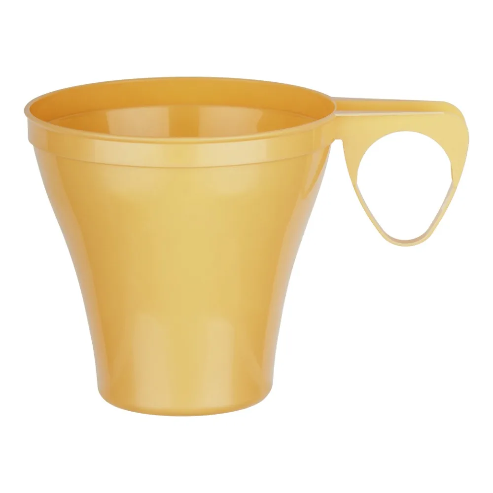 Premium Espressotasse Henkeltasse Kaffeetasse 8cl | 80ml beige PS, 40 Stk. – Bild 2