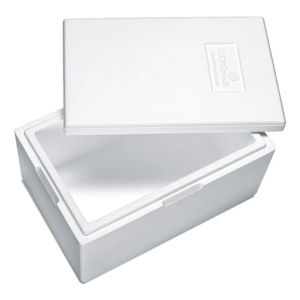 Isolierboxen mit Deckel aus Styropor rEPS, 580 x 380 x 285 mm, 30,6 Liter – Bild 2
