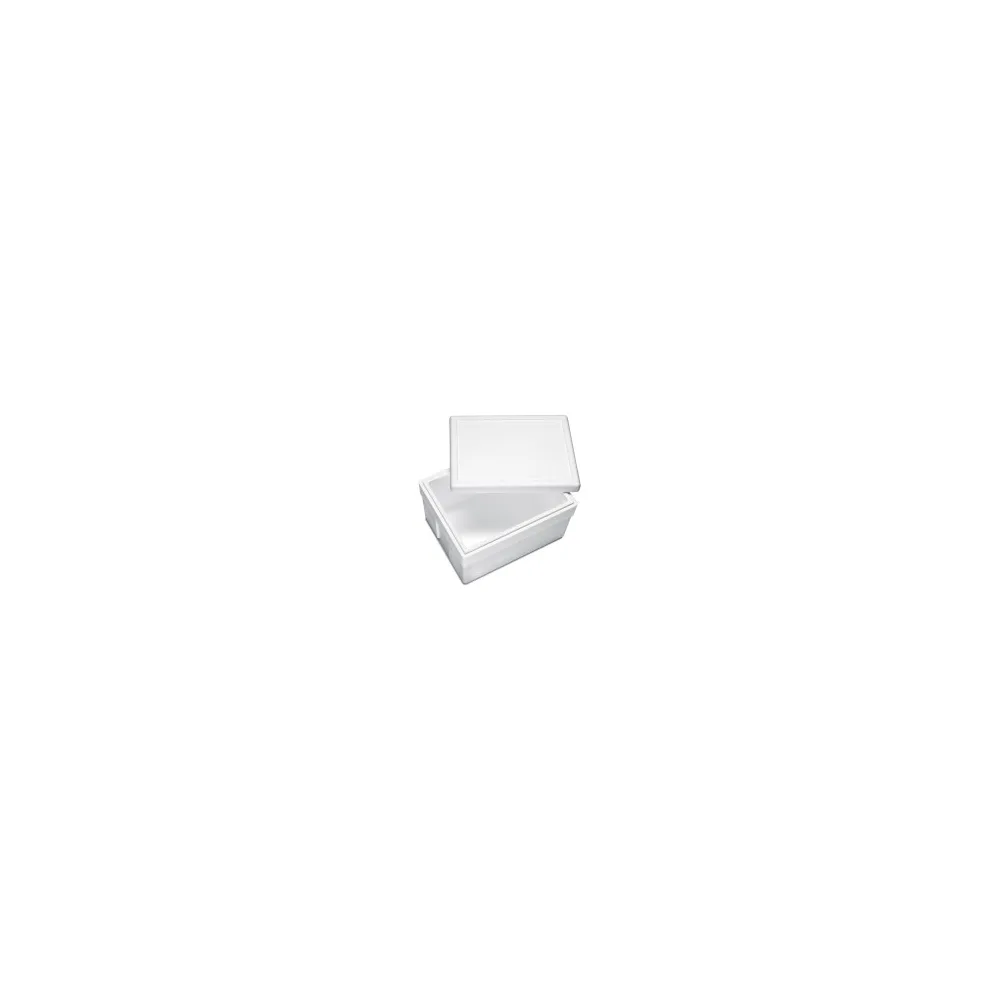 Isolierboxen mit Deckel aus Styropor EPS, 540 x 420 x 320 mm, 45 Liter