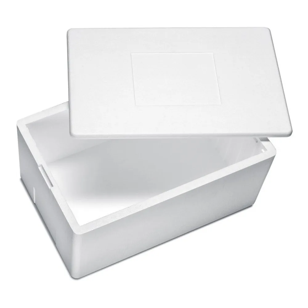 Isolierboxen mit Deckel aus Styropor EPS, 630 x 410 x 290 mm, 47 Liter – Bild 2