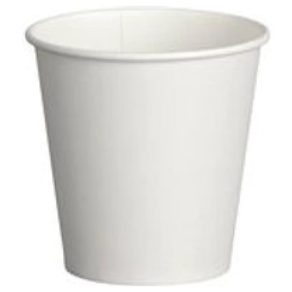 Heiß- und Kaltgetränkebecher Pappbecher weiß 150ml 200ml, O 73mm, 50 Stk. – Bild 3