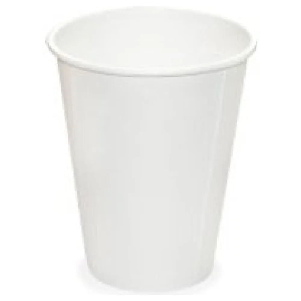 Heiß- und Kaltgetränkebecher Pappbecher weiß 350ml 420ml, O 90mm, 50 Stk. – Bild 3