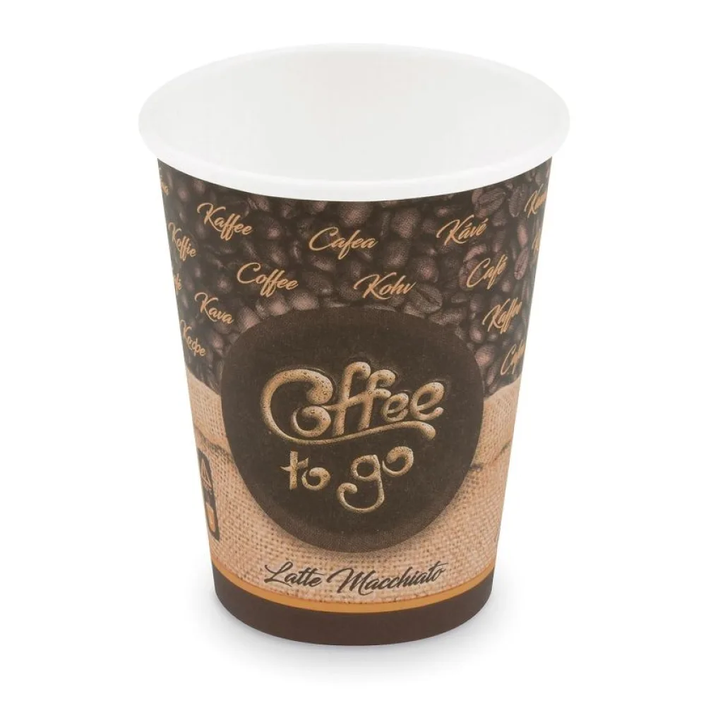 Kaffeebecher L 'Coffee To Go' Latte Macchiato, Melange 350ml 420ml, 50 Stk. – Bild 2