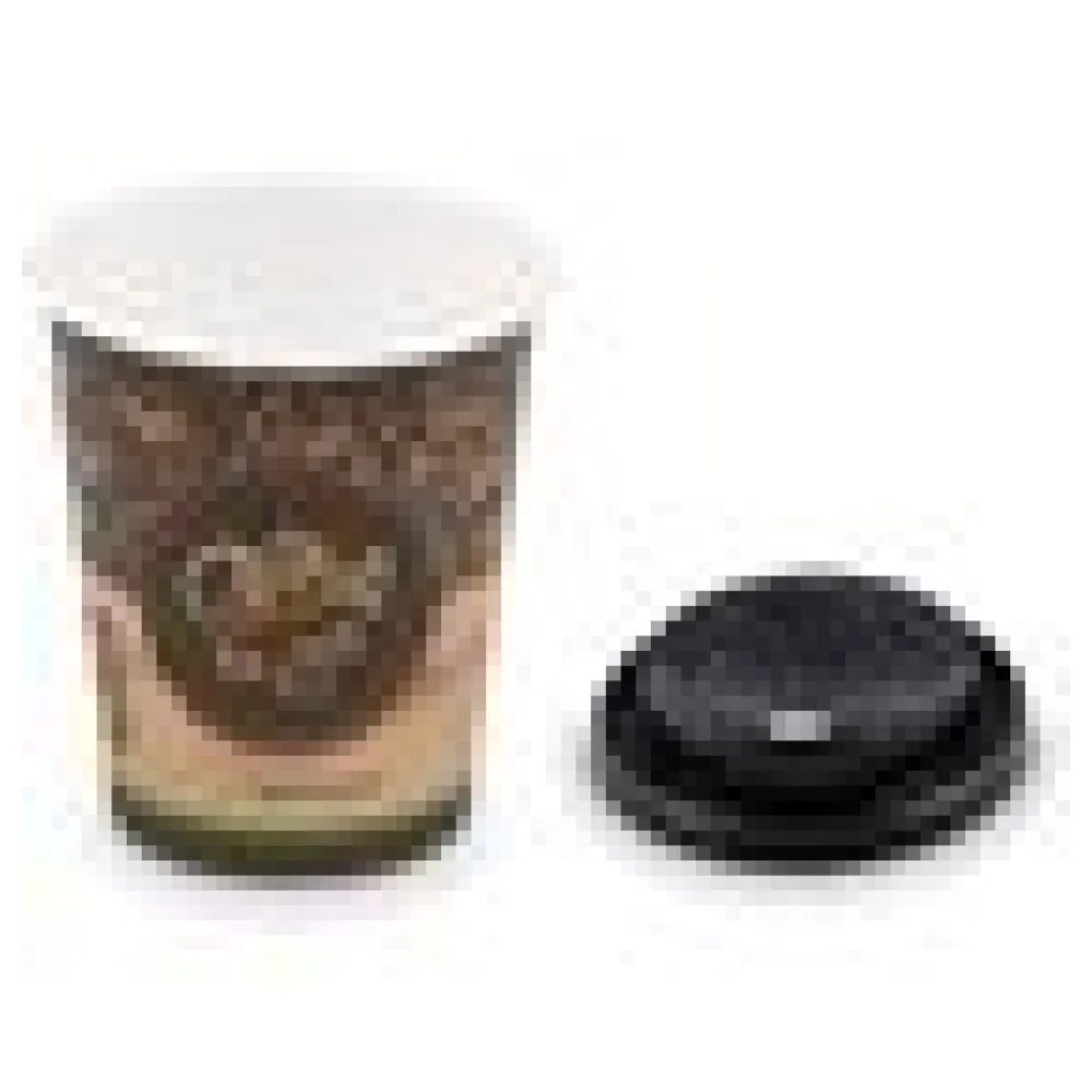 Kaffeebecher M 'Cappuccino To Go' mit Trinkdeckel schwarz 200 ml 280 ml 100 Stk. – Bild 4