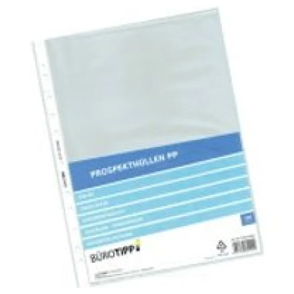 Prospekthüllen A4, Standard, oben offen, glasklar, 40my, 100 Stk. – Bild 3