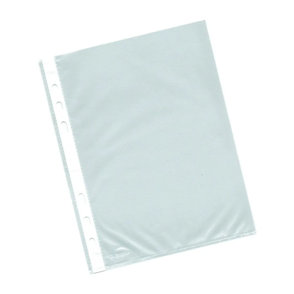 Prospekthüllen A5, Business, oben offen, transparent/genarbt, 60 my, 100 Stk. – Bild 2
