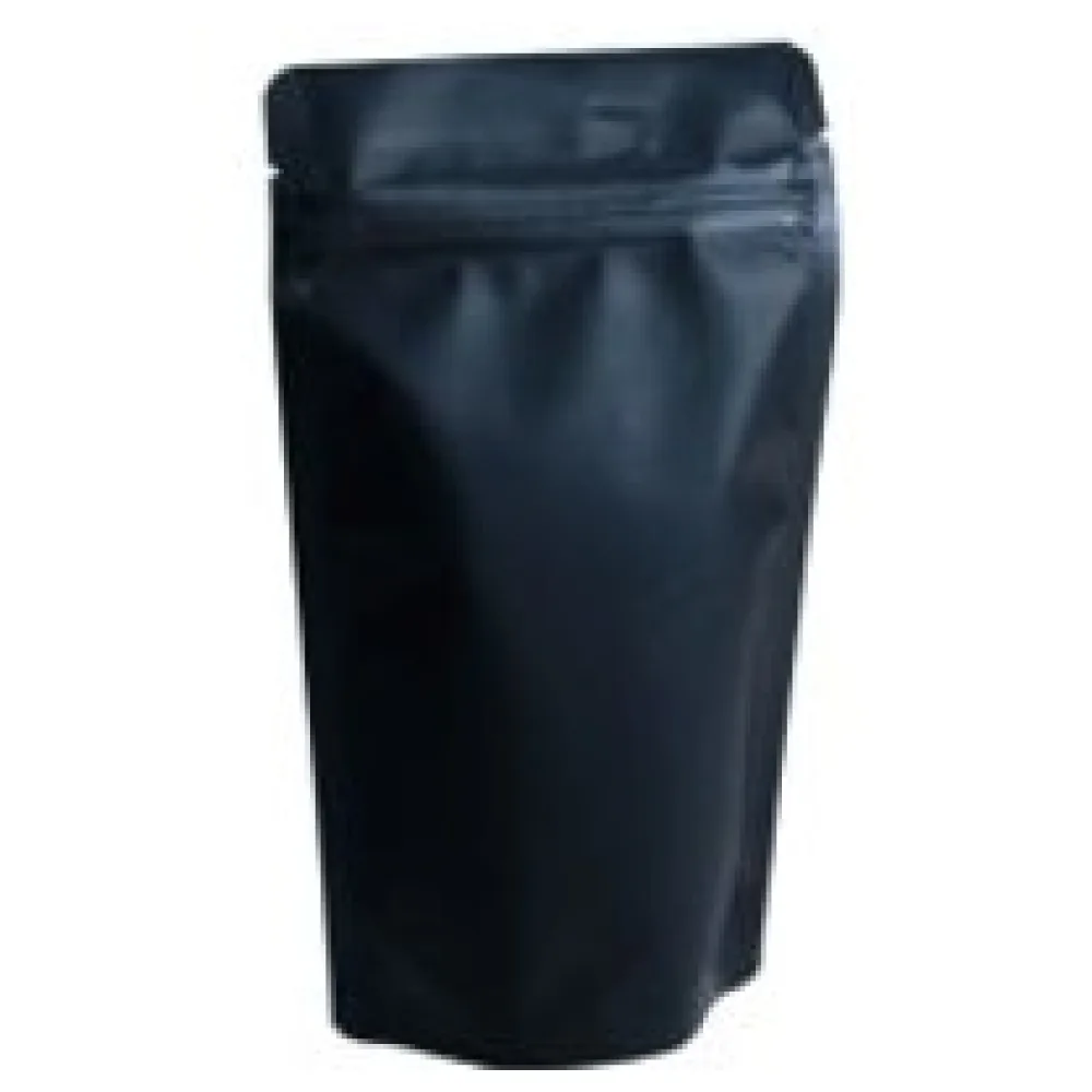 Standbodenbeutel PET schwarz matt, 130 x 225 x 70mm, 500ml, 500 Stk. – Bild 3
