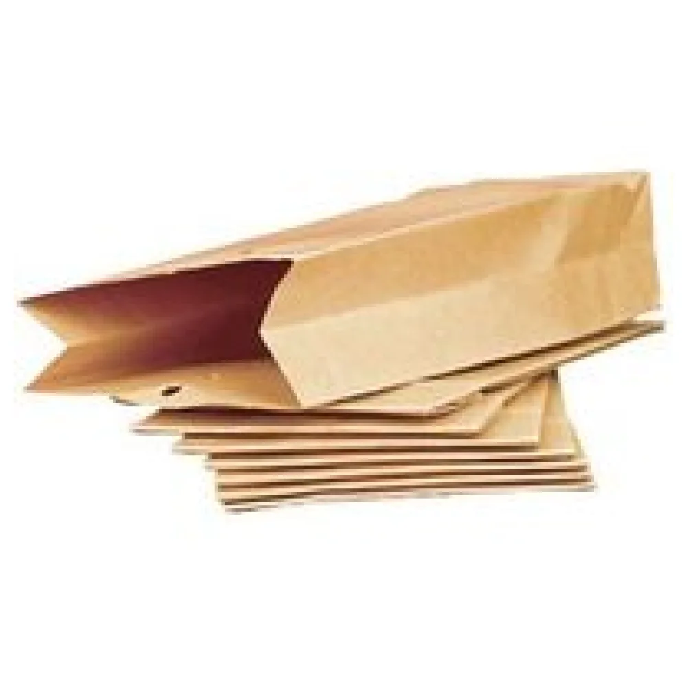 Musterbeutel Faltentaschen M 275x110x50mm | Kraftpapier 120gr. mit Lochung – Bild 3