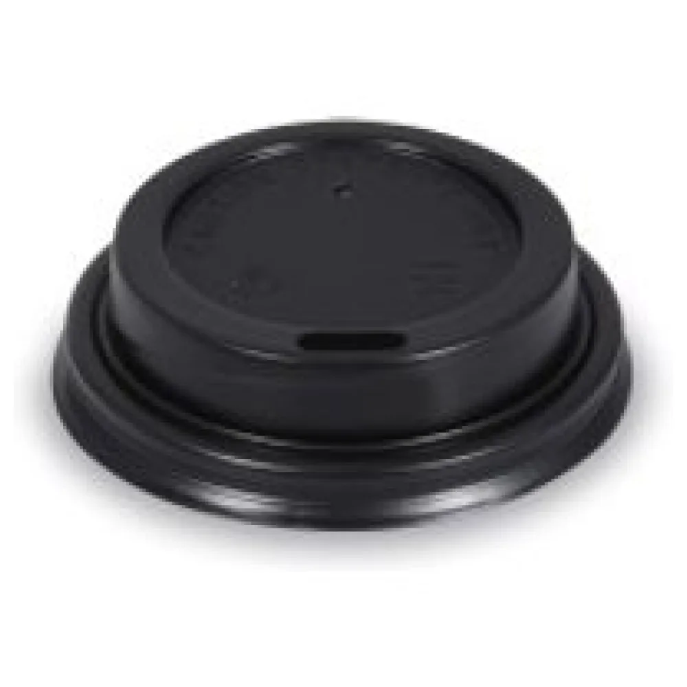 Domdeckel schwarz für Pappbecher mit O 62mm, 50 Stk. – Bild 3