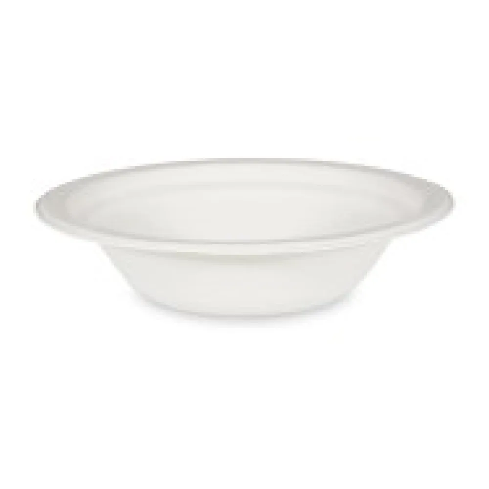 Bio Suppenteller Salatschalen Schale rund Zuckerrohr 300ml O15 x 4.5cm, 50 Stk.