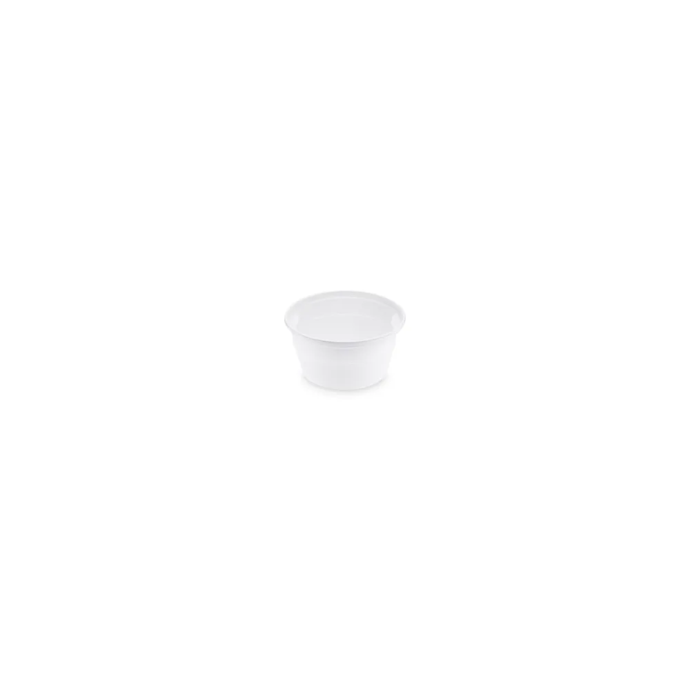 Suppenbecher 500 ml PP weiß, siegelbar O 12,7 x 6,6 cm, 50 Stk.