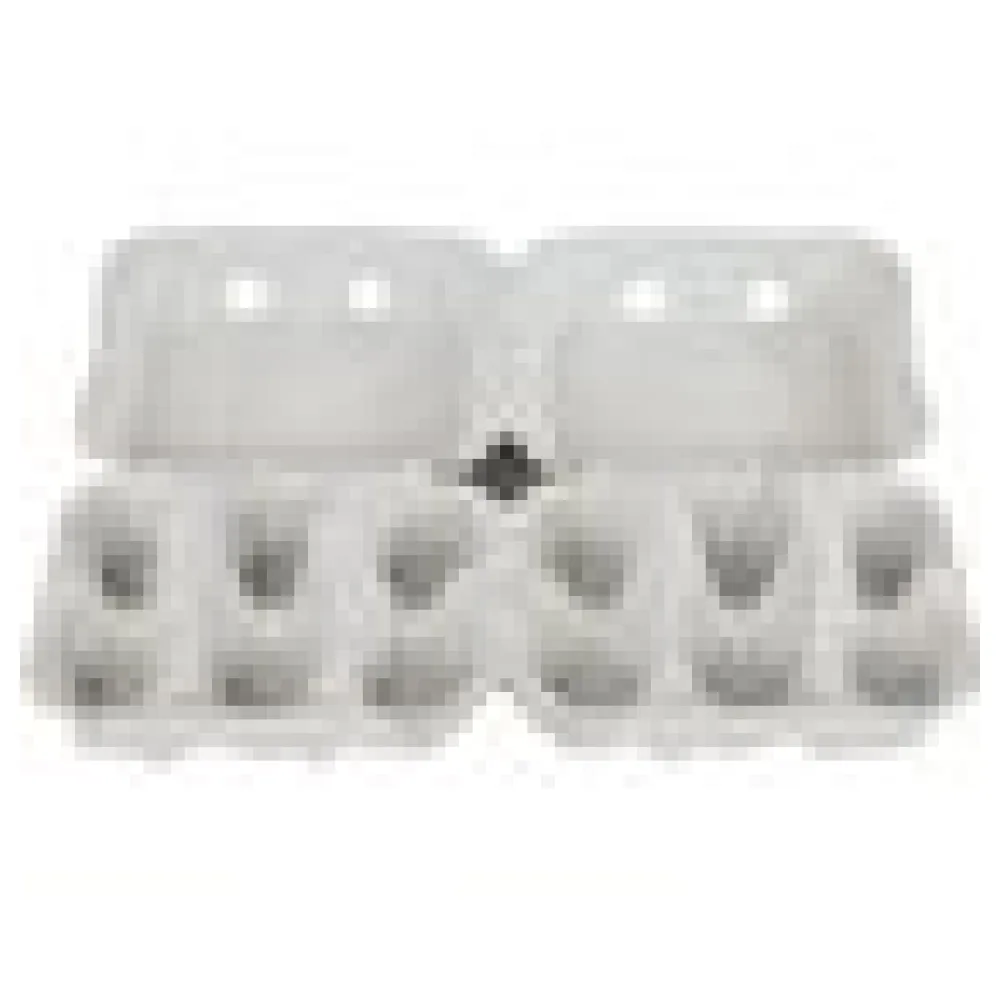 Eierverpackungen für 2x6 Eier, uni weiß, 130 Stk., für S, M, L – Bild 4