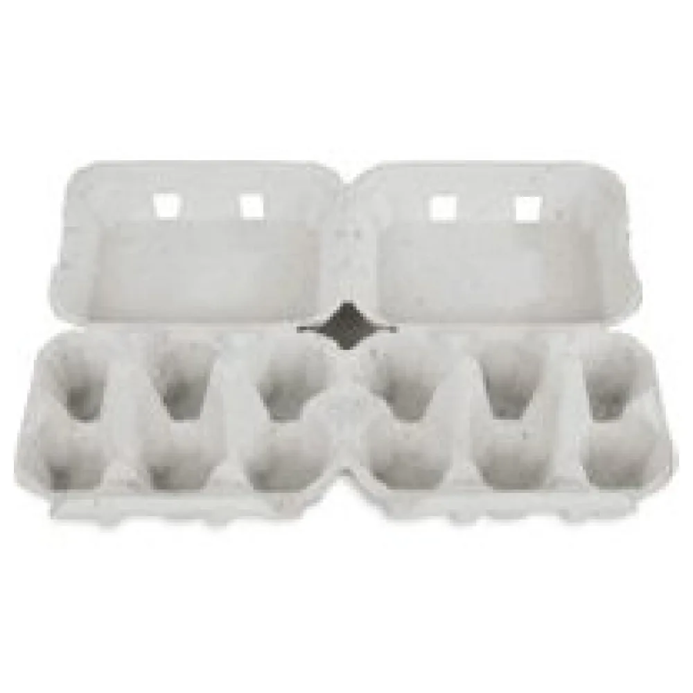 Eierverpackungen für 2x6 Eier, uni weiß, 130 Stk., für S, M, L – Bild 3