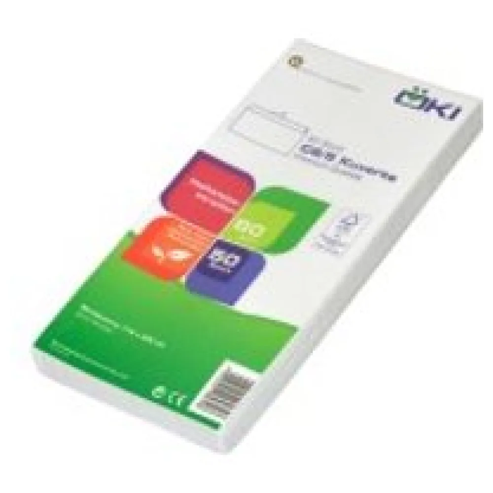 Kuvert C6/5 114x229mm weiß, 80 gr. Haftstreifen, 50 Stk. – Bild 3