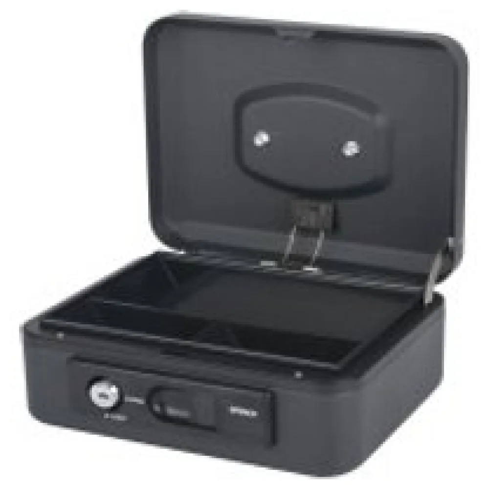 Deluxe Geldkassette mit praktischer Öffnungsfunktion 200mm, schwarz/anthrazit – Bild 3