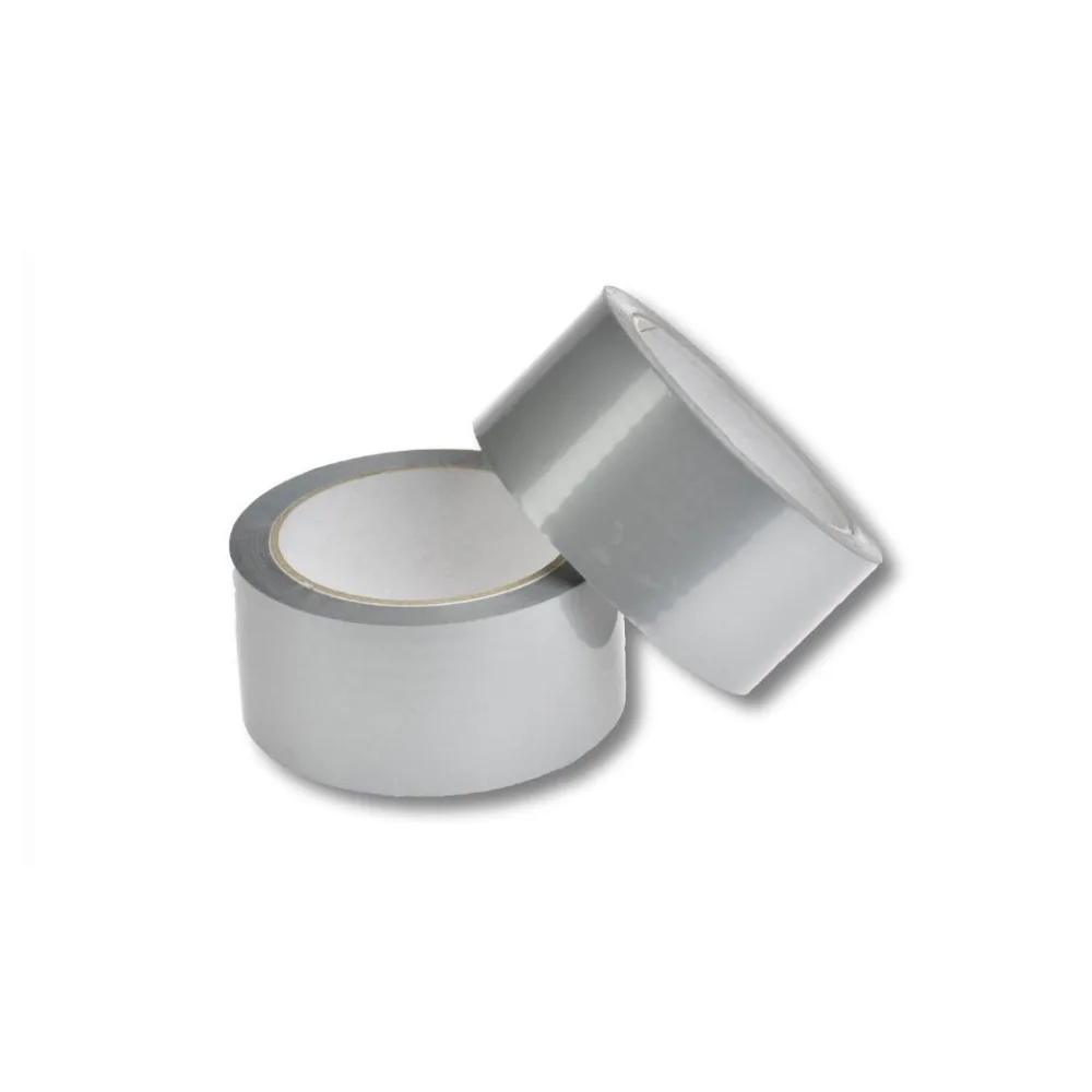 Klebeband Packband PP Acrylatkleber geräuscharm 50mm/66m, silber – Bild 2