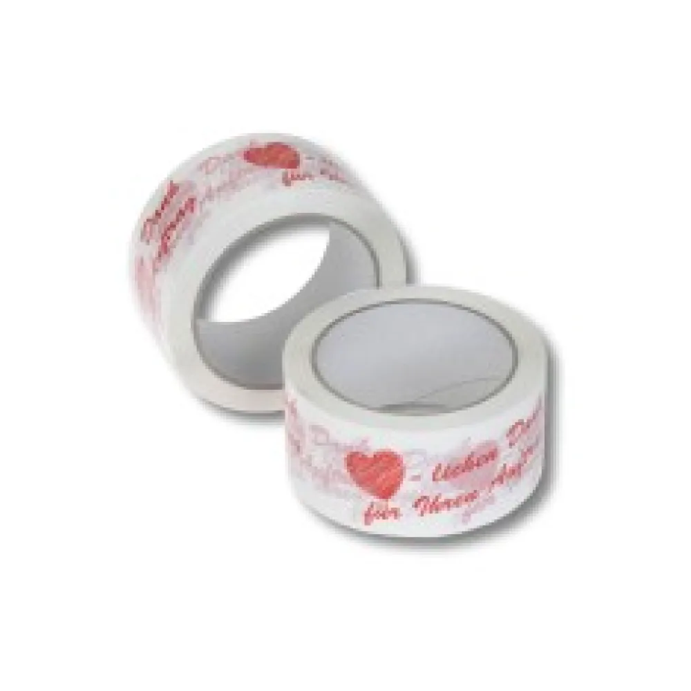 Klebeband Packband mit Aufdruck 'Herzlichen Dank für Ihren Auftrag' 50mm/66m