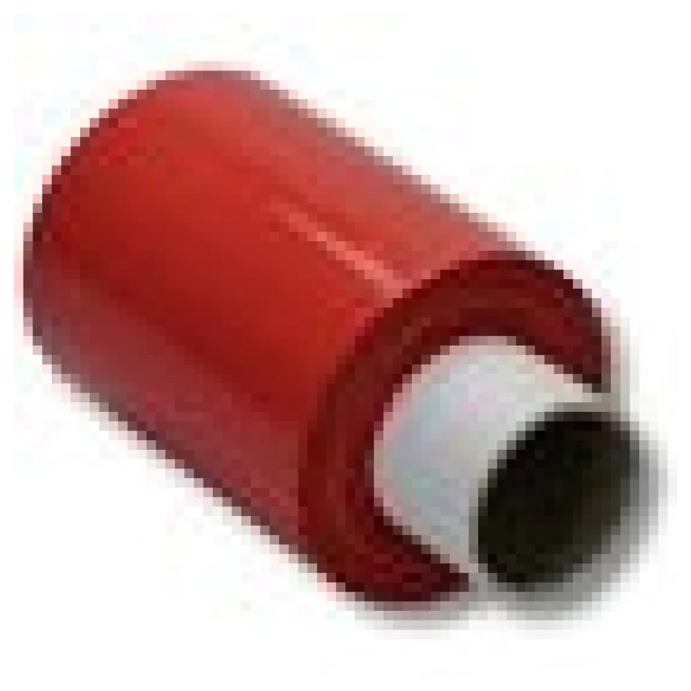 Bündelstretchfolie, 100 mm, 23my, ROT, Kernlänge 140 mm, 150m – Bild 4