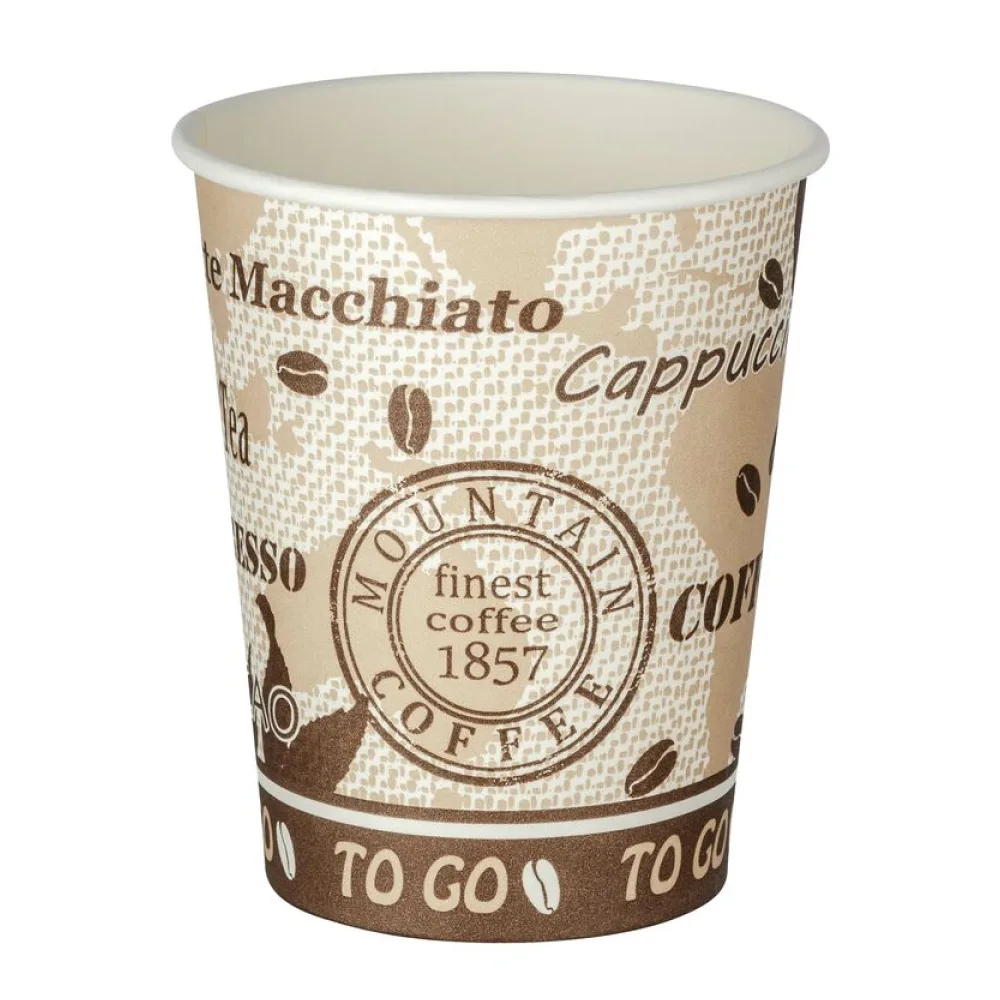 Automatenbecher Kaffeebecher 80mm O 'Coffee Mountain' 200 ml 75 Stk. – Bild 2