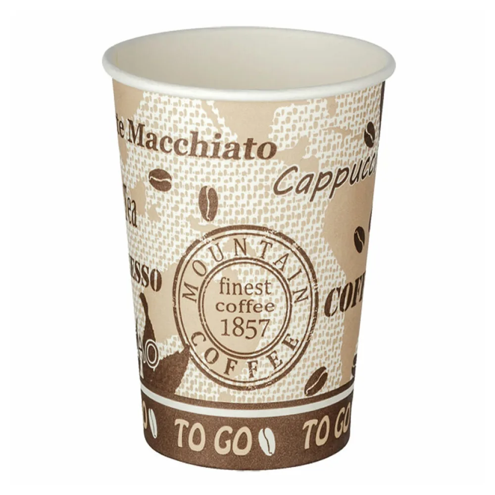 Automatenbecher Kaffeebecher 80mm O 'Coffee Mountain' 300 ml 75 Stk. – Bild 2