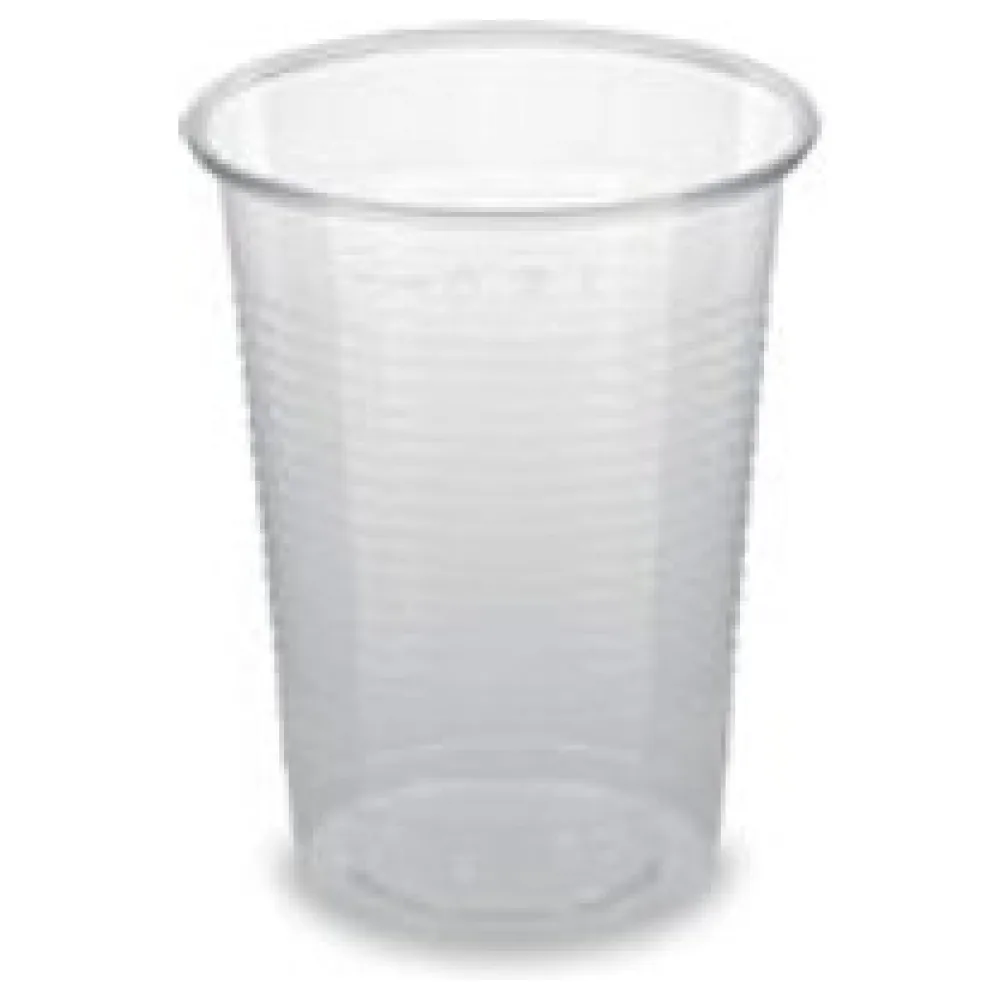 BIO Trinkbecher klar 200 ml 0,2 l aus Biokunststoff PLA o 70mm, 100 Stk. – Bild 3