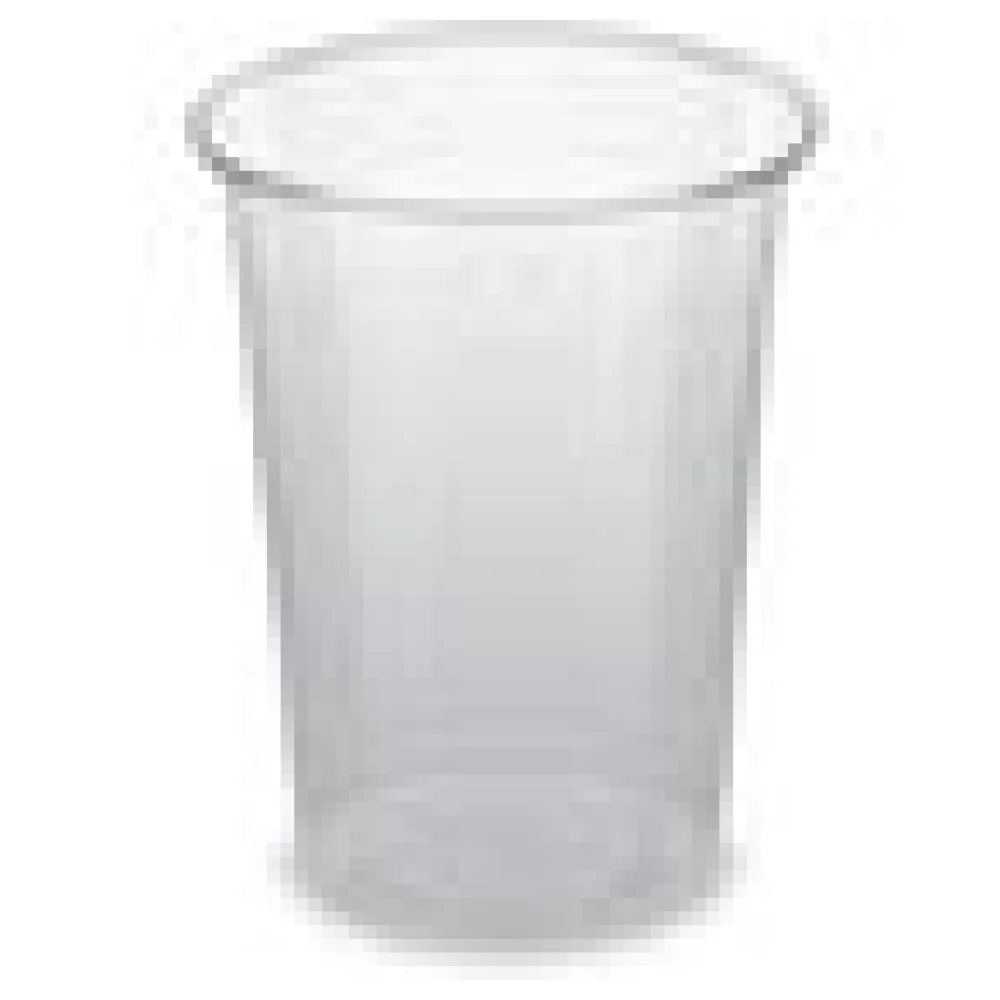 BIO Trinkbecher klar 200 ml 0,2 l aus Biokunststoff PLA o 70mm, 100 Stk. – Bild 4