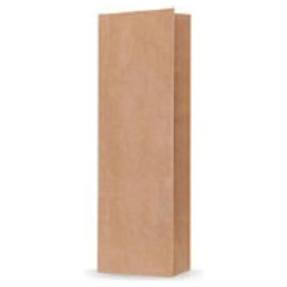 Blockbodenbeutel Natron Kraftpapier braun 70 + 40 x 205mm, 1000 Stk. – Bild 3